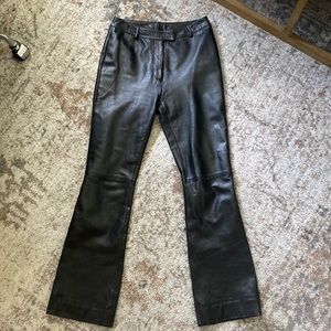 ✨Vintage Harold’s Flare 100% Leather Pants